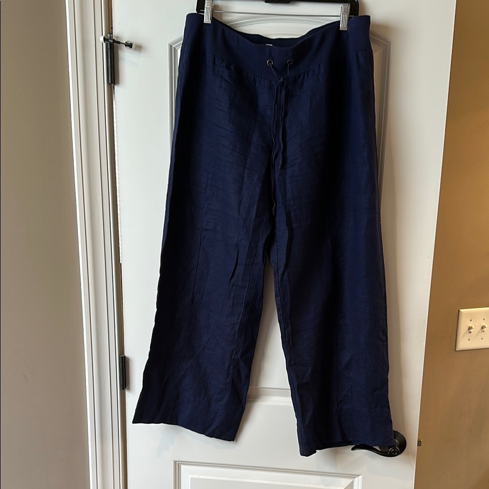 Eileen Fisher Women’s Navy linen Pants